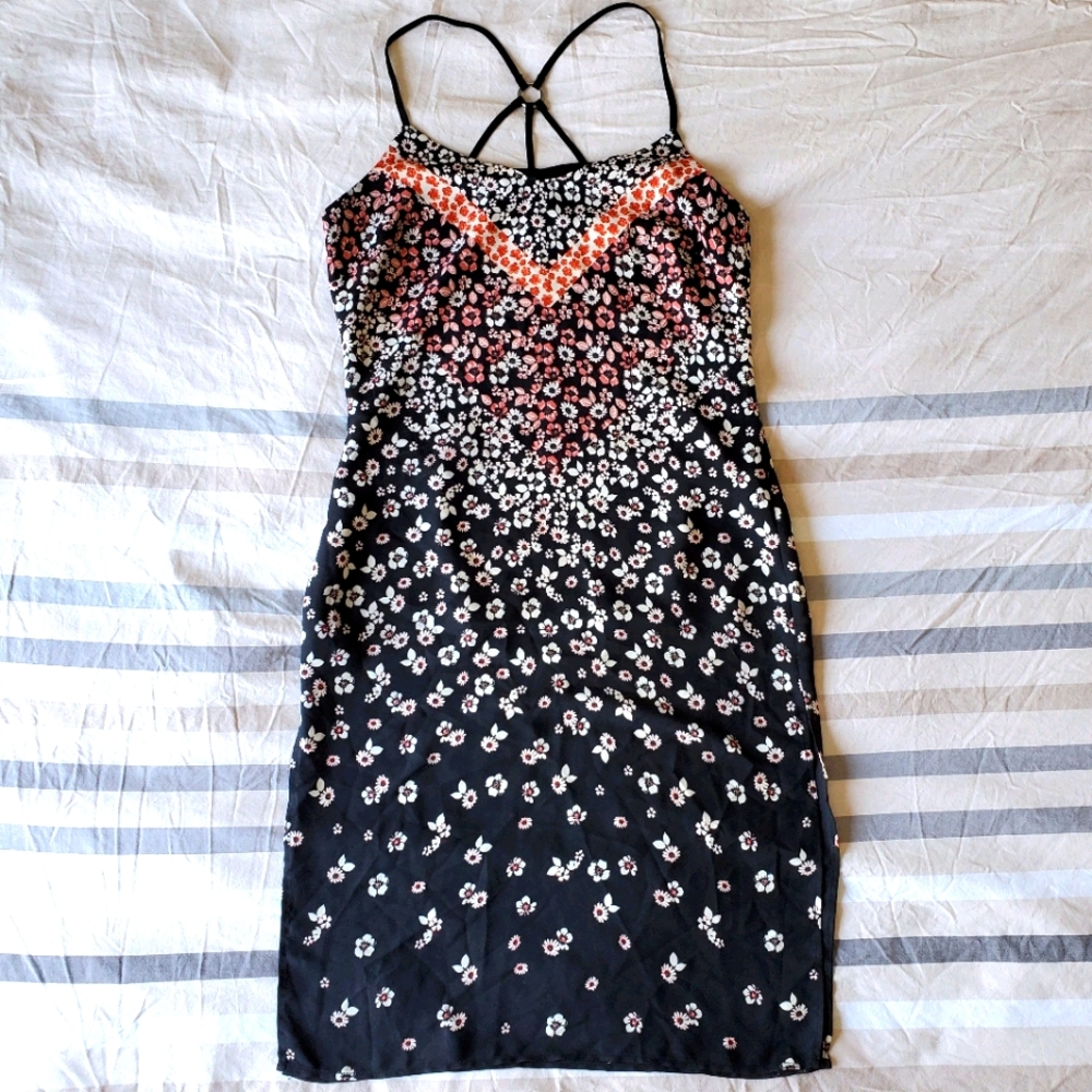 Spaghetti Strap Floral Summer Midi Dress